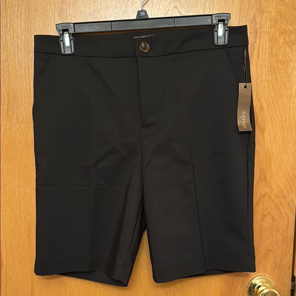 Women’s Crosby Black Dress Shorts Size 10 NWT